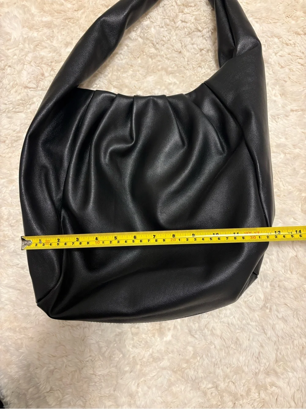 ASOS Black Knotted-Handle Hobo Bag